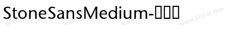 StoneSansMedium字体转换