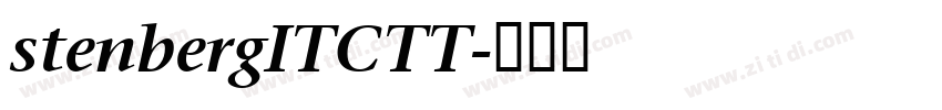 stenbergITCTT字体转换