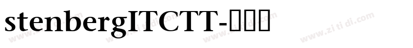 stenbergITCTT字体转换