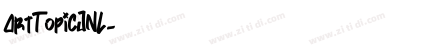 ArtTopicJNL字体转换
