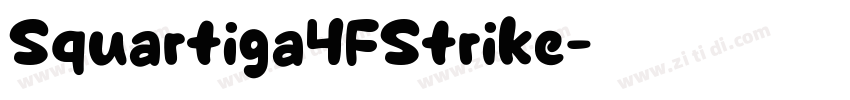 Squartiga4FStrike字体转换