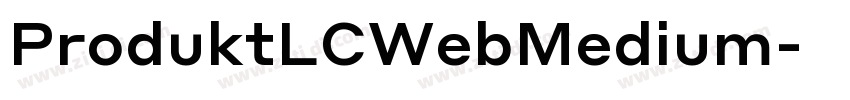 ProduktLCWebMedium字体转换