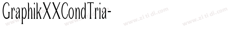 GraphikXXCondTria字体转换