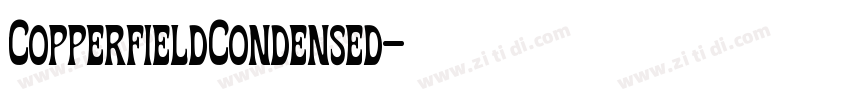 CopperfieldCondensed字体转换