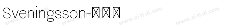 Sveningsson字体转换