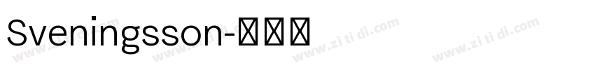Sveningsson字体转换