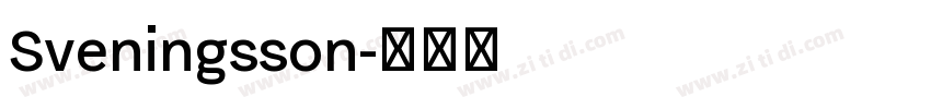 Sveningsson字体转换