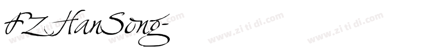 FZHanSong字体转换