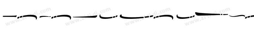 YanaRSwashCapsI字体转换