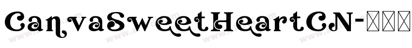 CanvaSweetHeartCN字体转换