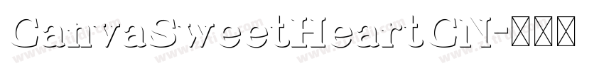 CanvaSweetHeartCN字体转换