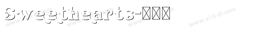 Sweethearts字体转换