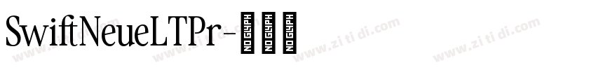 SwiftNeueLTPr字体转换