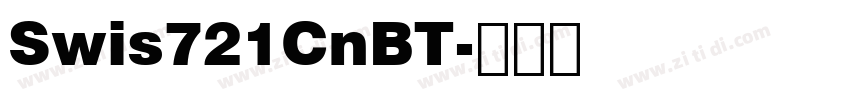 Swis721CnBT字体转换