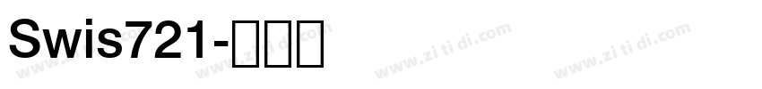 Swis721字体转换