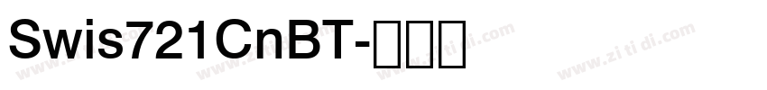 Swis721CnBT字体转换