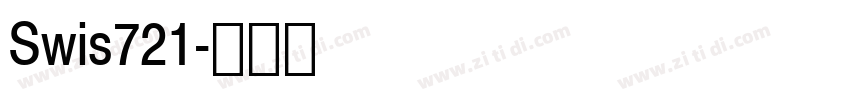 Swis721字体转换