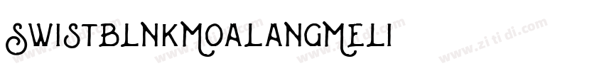 SwistblnkMoalangMeli字体转换