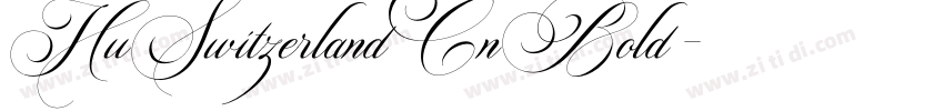 HuSwitzerlandCnBold字体转换