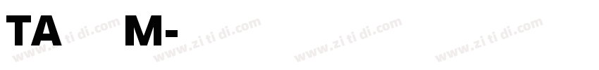 TA優美筆ＲM字体转换