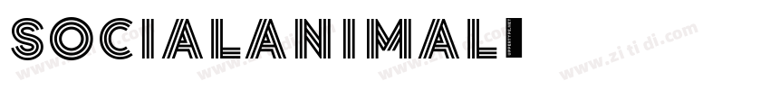 SociaLAnimaL字体转换