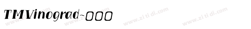 TMVinograd字体转换