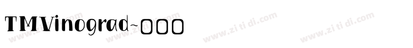 TMVinograd字体转换