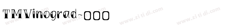 TMVinograd字体转换