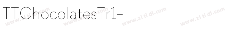 TTChocolatesTr1字体转换