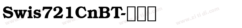 Swis721CnBT字体转换