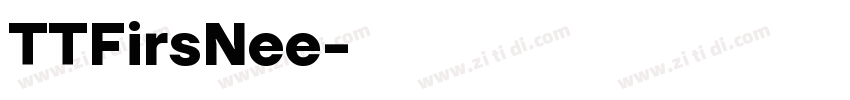 TTFirsNee字体转换