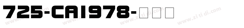 725-CAI978字体转换