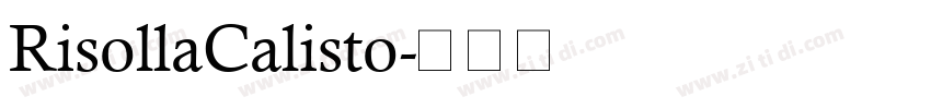 RisollaCalisto字体转换