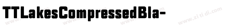 TTLakesCompressedBla字体转换