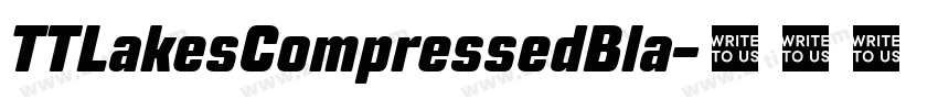 TTLakesCompressedBla字体转换