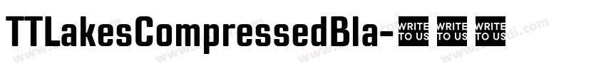 TTLakesCompressedBla字体转换
