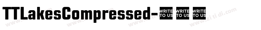 TTLakesCompressed字体转换
