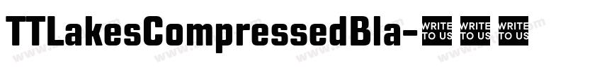 TTLakesCompressedBla字体转换