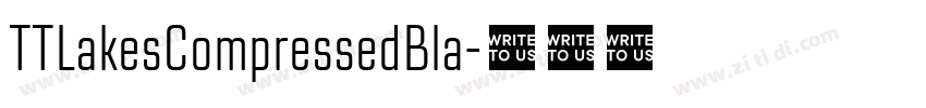 TTLakesCompressedBla字体转换