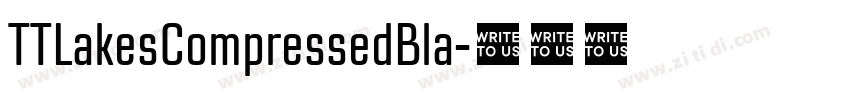 TTLakesCompressedBla字体转换