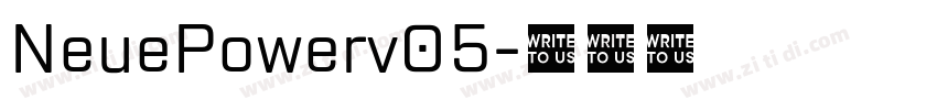 NeuePowerv05字体转换 NeuePowerv05字体转换
