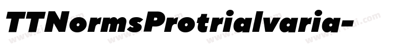 TTNormsProtrialvaria字体转换