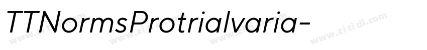 TTNormsProtrialvaria字体转换