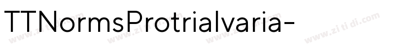 TTNormsProtrialvaria字体转换