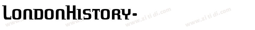 LondonHistory字体转换