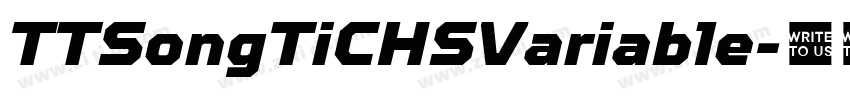 TTSongTiCHSVariable字体转换