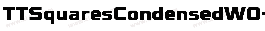 TTSquaresCondensedW0字体转换