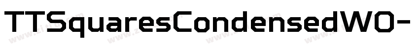 TTSquaresCondensedW0字体转换