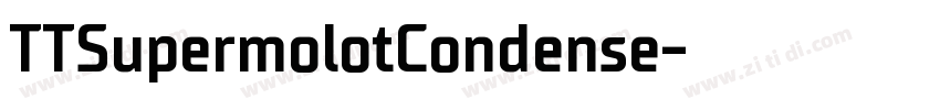 TTSupermolotCondense字体转换