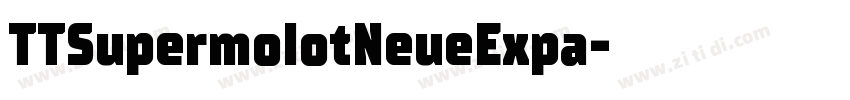 TTSupermolotNeueExpa字体转换